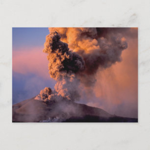 EU, Italien, Sizilien, Mt. Etna Gipfelkrater Postkarte