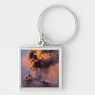 EU, Italien, Sizilien, Mt. Etna Gipfelkrater Schlüsselanhänger