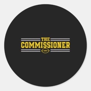 EU-Kommissarin Commissie Fantasy Football League D Runder Aufkleber