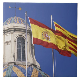 EU, Spanien, Katalonien, Palau de la Generalitat. Fliese