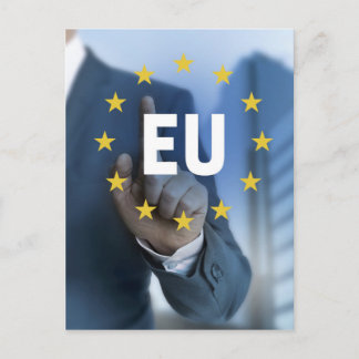 EU-Touchscreen-Konzept für europäische Gewerkschaf Postkarte