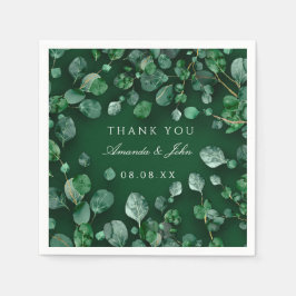 Eucaliptus Rustic Wedding Event Serviette