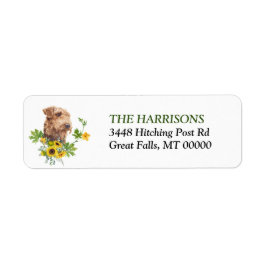Eucalyptus Airedale Terrier Label