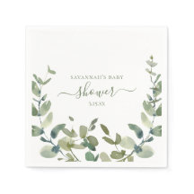 Eucalyptus Baby Dusche