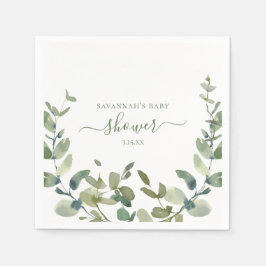 Eucalyptus Baby Dusche Serviette