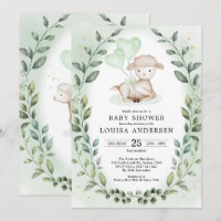 Eucalyptus Baby Schafe Little Lamm Neutrale Dusche