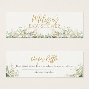 Eucalyptus Baby shower de verdure Déchets Raffle