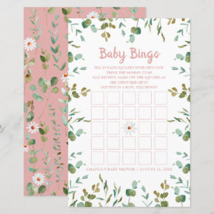 Eucalyptus Blätter Baby Shower Baby Bingo