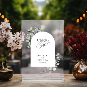 Eucalyptus botanique élégante cartes cadeaux maria