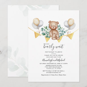 Eucalyptus Couple Baby Duwer Bear Greenerity Scrip Einladung
