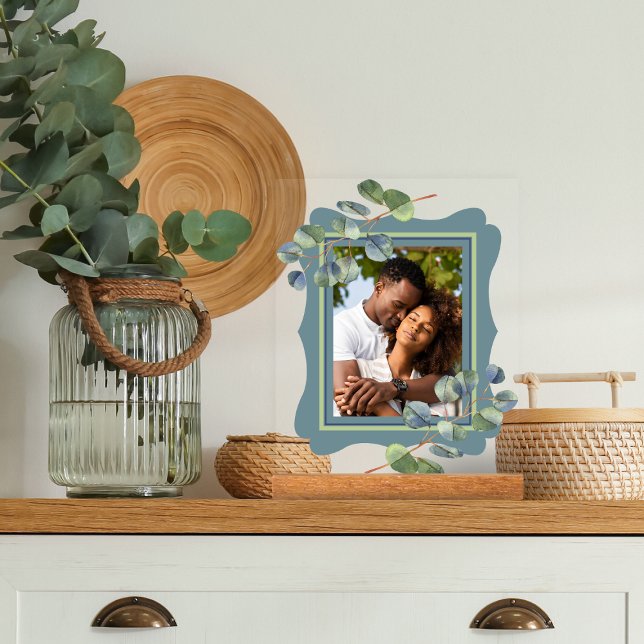 Eucalyptus Deko Frame Foto Acrylschild (Room Decor)