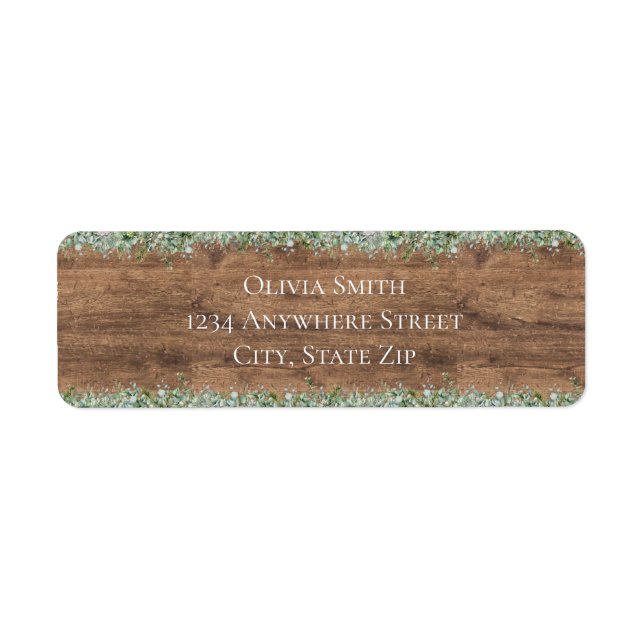 Eucalyptus Dusty Rose Address Labels | Greenery (Vorne)