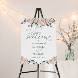 Eucalyptus Dusty Rose Mariage de verdure Bienvenue