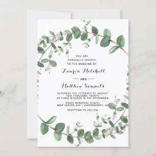 Eucalyptus Faire-part de mariage