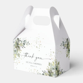 Eucalyptus Floral Greenery Baby Shower Geschenkschachtel