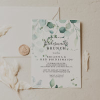 Eucalyptus Foliage Bridesmaids Brunch Shower