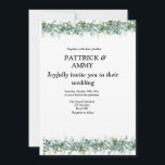 Eucalyptus generery wedding einladung<br><div class="desc">A eucalyptus wedding embraces natural elegance with soft greenery, muted tones, and a fresh, organic feel. Eucalyptus leaves—symbolizing protection and abundance—add timeless beauty to bouquets, centerpieces, and décor. Perfect for rustic, boho, or minimalist themes, this style combines serene simplicity with sophisticated charm, creating a romantic and refreshing atmosphere for your...</div>