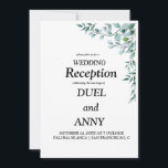 Eucalyptus generery wedding einladung<br><div class="desc">A eucalyptus wedding embraces natural elegance with soft greenery, muted tones, and a fresh, organic feel. Eucalyptus leaves—symbolizing protection and abundance—add timeless beauty to bouquets, centerpieces, and décor. Perfect for rustic, boho, or minimalist themes, this style combines serene simplicity with sophisticated charm, creating a romantic and refreshing atmosphere for your...</div>