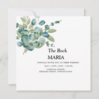 eucalyptus generery wedding einladung