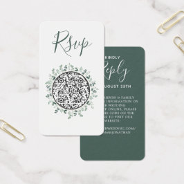 Eucalyptus Green B Site Mariage QR Code RSVP