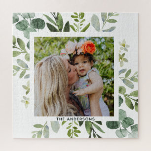 Eucalyptus Green Foliage Family Foto Square