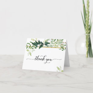 Eucalyptus Green Foliage Mariage Merci Note