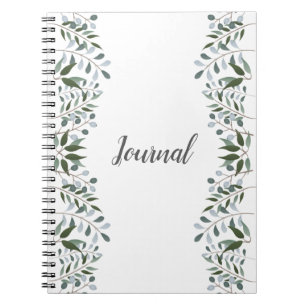 Eucalyptus Green Journal Floral