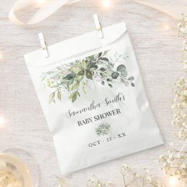 Eucalyptus Greenery Baby Shower Geschenktütchen