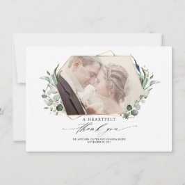 Eucalyptus Greenery Elegant Wedding Foto Ankündigung