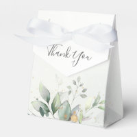 Eucalyptus Greenery Gold Leaves Elegant Wedding