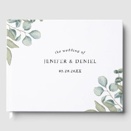 Eucalyptus Greenery Wedding Gästebuch