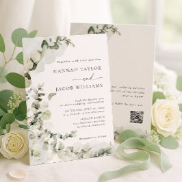 Eucalyptus Greenery Wedding Invitation Einladung