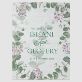 Eucalyptus Leaves Greenery Wedding Seidenpapier