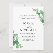 Eucalyptus Leaves Wedding. Outdoor Greenery Garden