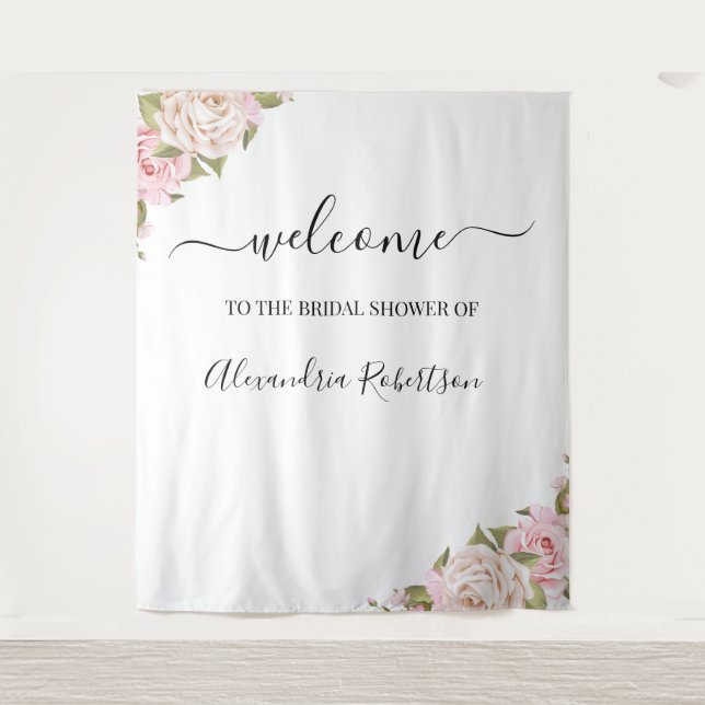 Eucalyptus Mariage de verdure Bienvenue Tapisserie (Devant)