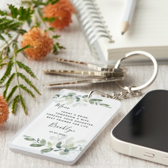 Eucalyptus Mère de la mariée Mariage cadeau (Devant droit)
