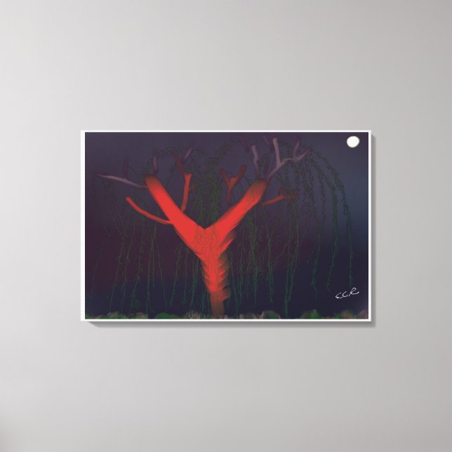Eucalyptus Midnight Canvas Print Leinwanddruck (Vorderseite)