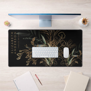 Eucalyptus noir Premium Élégante Grande souris