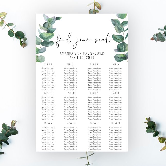 Eucalyptus - Panneau de mousse de tableau de bord (Créateur téléchargé)