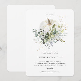 Eucalyptus Pumpkin Bridal Dusche Einladung