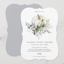 Eucalyptus Pumpkin Dank für die Einladung