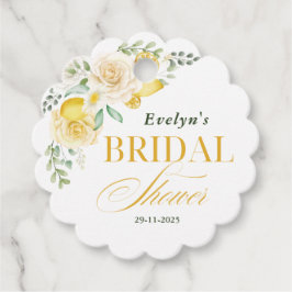 Eucalyptus Rose Brautparty Vielen Dank Geschenkanhänger