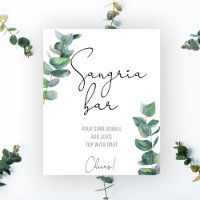 Eucalyptus - Sangria poster bar