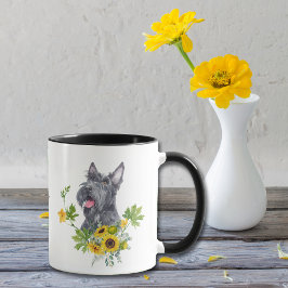 Eucalyptus Scottish Terrier Tasse