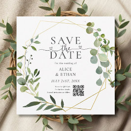 Eucalyptus-Script-Herz-QR-Code-Save-the-Date Save The Date