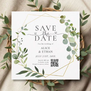 Eucalyptus-Script-Herz-QR-Code-Save-the-Date Save The Date