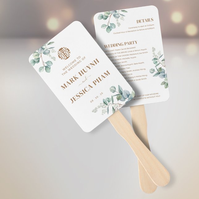 Eucalyptus Song Hy Hochzeitsprogramm & Zeitplan Fächer (Von Creator hochgeladen)