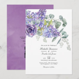 Eucalyptus succulents QR Code UAWG Wedding Invita Einladung