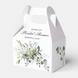 Eucalyptus Watercolor Brautparty Favor Box Geschenkschachtel