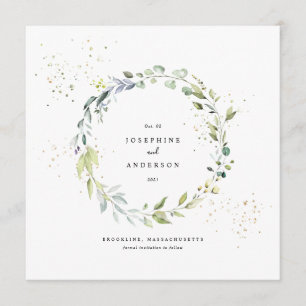 Eucalyptus Wreath Enregistrer Le Menu Date